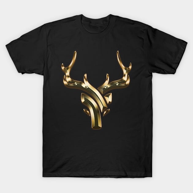 deer Gold Edition T-Shirt by INDONESIA68